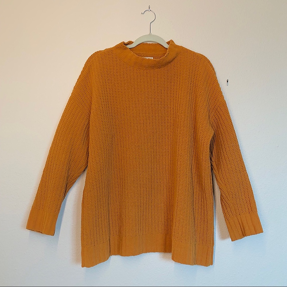 Chunky knitted sweater